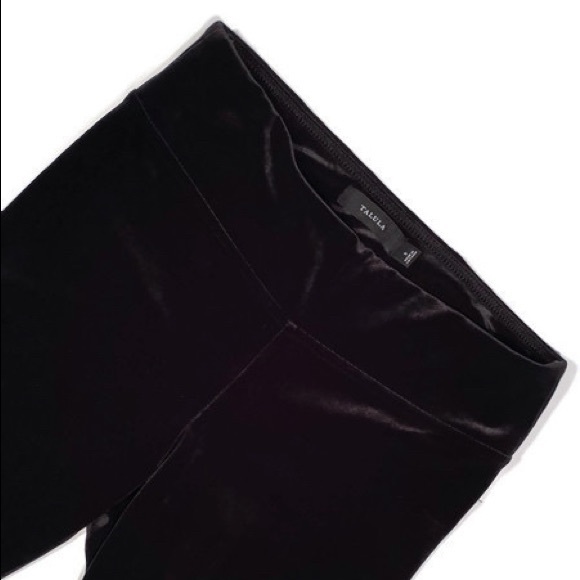 Talula Black Velvet Leggings - Picture 4 of 6
